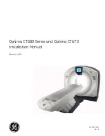 Preview for 1 page of GE Optima CT670 Installation Manual