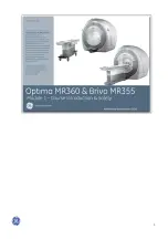 Preview for 3 page of GE OPTIMA MR360 Service Training