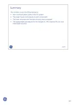 Preview for 170 page of GE OPTIMA MR360 Service Training