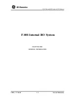 Preview for 7 page of GE Osmonics F-801 Operation And Maintenance Manual