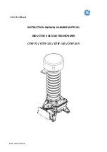 Preview for 1 page of GE OTEF-72 Instruction Manual