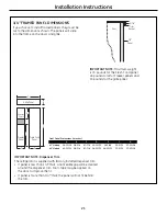 Preview for 21 page of GE Outdoor cooking center 48 Owner'S Manual And Installation Instructions