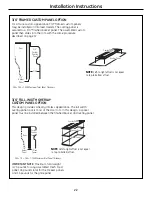 Preview for 22 page of GE Outdoor cooking center 48 Owner'S Manual And Installation Instructions