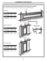 Preview for 24 page of GE Outdoor cooking center 48 Owner'S Manual And Installation Instructions