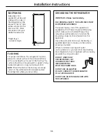 Preview for 31 page of GE Outdoor cooking center 48 Owner'S Manual And Installation Instructions