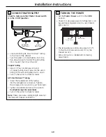 Preview for 39 page of GE Outdoor cooking center 48 Owner'S Manual And Installation Instructions