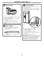 Preview for 40 page of GE Outdoor cooking center 48 Owner'S Manual And Installation Instructions