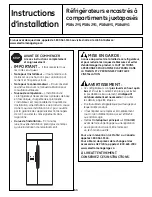 Preview for 64 page of GE Outdoor cooking center 48 Owner'S Manual And Installation Instructions