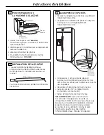 Preview for 89 page of GE Outdoor cooking center 48 Owner'S Manual And Installation Instructions