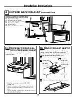 Предварительный просмотр 15 страницы GE Over the Ran Microwave Oven Installation Instructions Manual