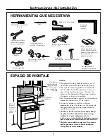 Предварительный просмотр 31 страницы GE Over the Ran Microwave Oven Installation Instructions Manual