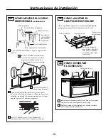 Предварительный просмотр 38 страницы GE Over the Ran Microwave Oven Installation Instructions Manual