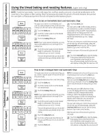 Предварительный просмотр 18 страницы GE P2B912 Owner'S Manual And Installation Instructions