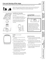 Предварительный просмотр 29 страницы GE P2B912 Owner'S Manual And Installation Instructions