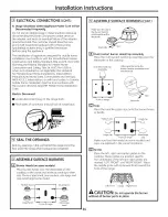 Предварительный просмотр 44 страницы GE P2B912 Owner'S Manual And Installation Instructions