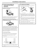 Предварительный просмотр 46 страницы GE P2B912 Owner'S Manual And Installation Instructions