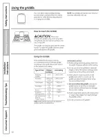 Preview for 10 page of GE P2B918 Owner'S Manual & Installation Instructions