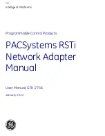 Preview for 1 page of GE PACSystems RSTi Manual