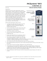 GE PACSystems RX3i IC695ETM001-JW Manual preview