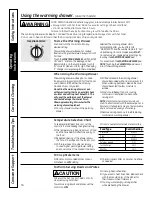 Предварительный просмотр 34 страницы GE PB909 - Profile: 30'' Electric Range Owner'S Manual