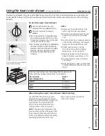 Предварительный просмотр 35 страницы GE PB909 - Profile: 30'' Electric Range Owner'S Manual