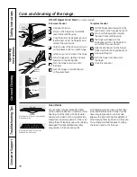 Предварительный просмотр 38 страницы GE PB909 - Profile: 30'' Electric Range Owner'S Manual