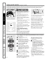 Preview for 72 page of GE PB909 - Profile: 30'' Electric Range Owner'S Manual