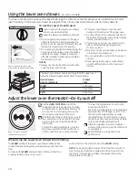 Предварительный просмотр 28 страницы GE PC2B930 Owner'S Manual & Installation Instructions