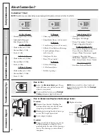 Preview for 8 page of GE PCF23NGT Owner'S Manual And Installation