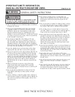 Preview for 3 page of GE PCGB995 Owner'S Manual & Installation Instructions