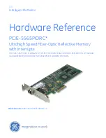 Preview for 1 page of GE PCI-5565PIORC* Hardware Reference Manual