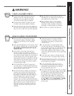 Preview for 3 page of GE PCVH480EK Owner'S Manual & Installation Instructions