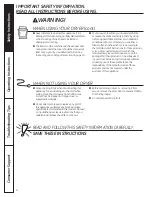 Preview for 4 page of GE PCVH480EK Owner'S Manual & Installation Instructions