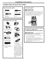 Preview for 14 page of GE PCVH480EK Owner'S Manual & Installation Instructions