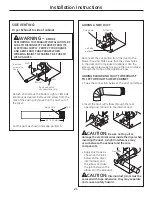 Preview for 21 page of GE PCVH480EK Owner'S Manual & Installation Instructions