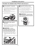 Preview for 30 page of GE PCVH480EK Owner'S Manual & Installation Instructions