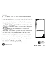 Preview for 2 page of GE PDCS1NCY - Profile: 21.1 cu. Ft.... Datasheet