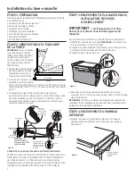 Preview for 22 page of GE PDF820SGJBB Installation Instructions Manual