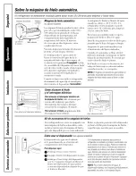 Preview for 100 page of GE PDS20MBWBWW and Owner'S Manual And Installation Instructions