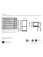 Предварительный просмотр 1 страницы GE PDS22SISLSS Dimensions And Installation Information