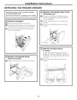 Предварительный просмотр 21 страницы GE PDSF0MFXARCC and Owner'S Manual And Installation Instructions