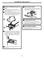 Предварительный просмотр 27 страницы GE PDSS0MFXRSS - ProfileTM R 20.1 Cu. Ft. Bottom-Freezer Drawer... Owner'S Manual And Installation Instructions