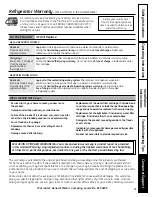 Предварительный просмотр 41 страницы GE PDSS0MFXRSS - ProfileTM R 20.1 Cu. Ft. Bottom-Freezer Drawer... Owner'S Manual And Installation Instructions