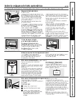 Preview for 95 page of GE PDSS0MFXRSS - ProfileTM R 20.1 Cu. Ft. Bottom-Freezer Drawer... Owner'S Manual And Installation Instructions