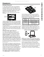 Предварительный просмотр 7 страницы GE PDT145 Series Owner'S Manual