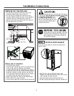 Preview for 5 page of GE PDT660SSFSS Installation Instructions Manual