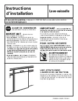 Preview for 13 page of GE PDT660SSFSS Installation Instructions Manual