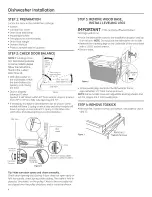 Preview for 6 page of GE PDT760SIF1II Installation Instructions Manual