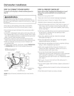 Preview for 13 page of GE PDT760SIF1II Installation Instructions Manual