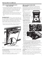 Предварительный просмотр 9 страницы GE PDT760SSFSS Installation Instructions Manual